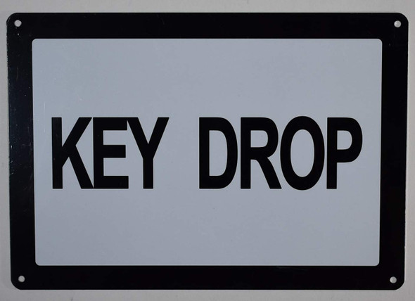 Key Drop Sign  for Buildings