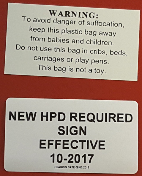 HPD Carbon Monoxide Detector Notice (Silver,ALUMINUM SIGNS 8.5X11)-HMC § 27-2046.1