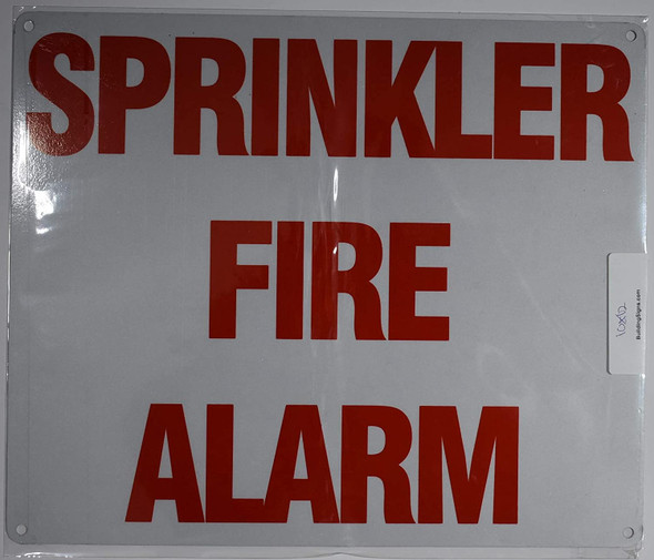 Sprinkler FIRE Alarm Sign