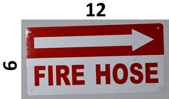 FIRE Hose Right Arrow Signage