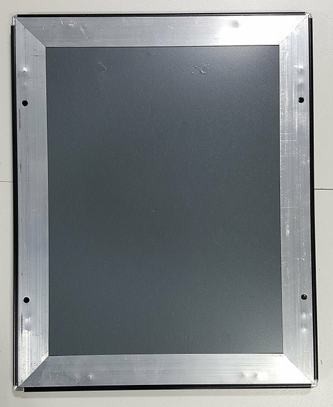Bulletin Frame Black , es Front Loading Quick Poster Change, Wall Mounted, HEAVY DUTY