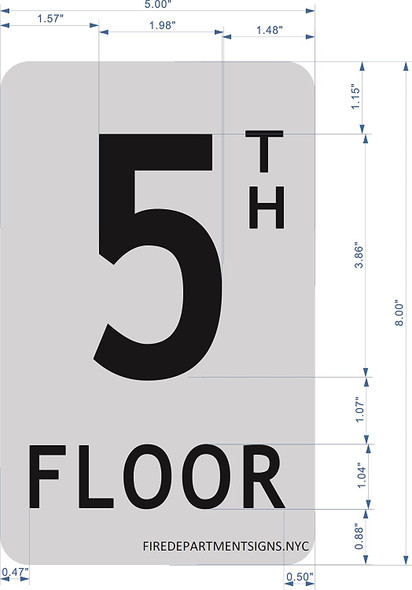 5TH Floor Signage