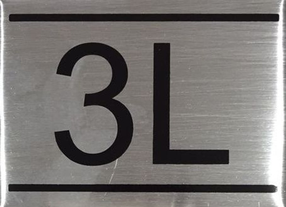 APARTMENT Number Sign  -3L -