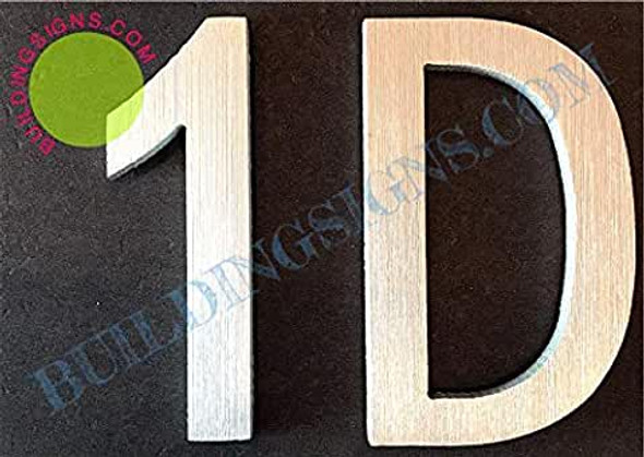 Apartment Number Sign 1D