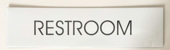 RESTROOM Sign