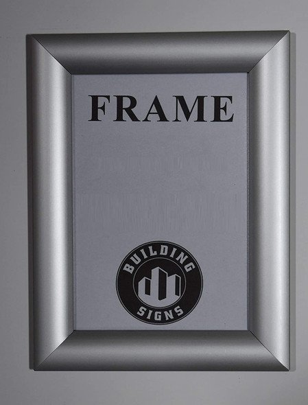 SIGN Elevator Certificate Frame Front Load