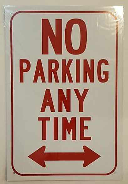 NO PARKING ANY TIME  (Aluminum  ,With C.V.C)