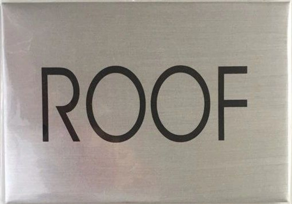 FLOOR NUMBER Signage - ROOF Signage