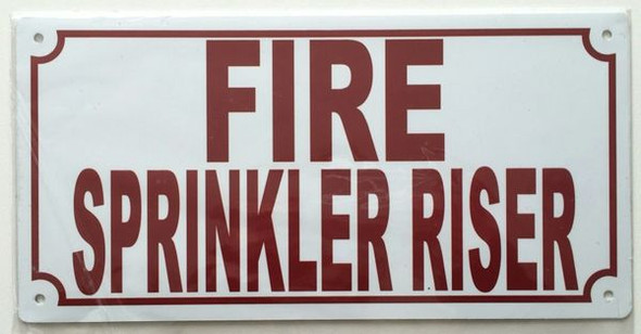 FIRE SPRINKLER  HPD Sign