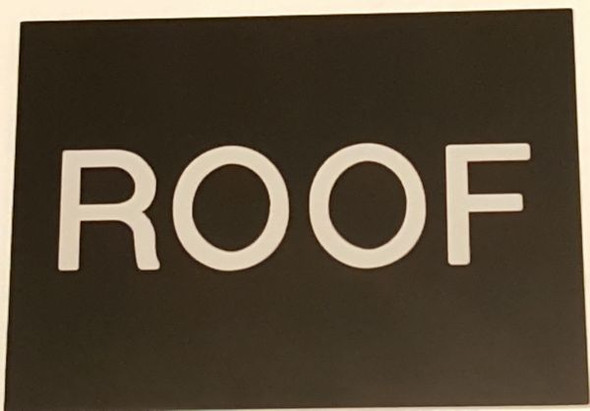 Floor number Roof  Engraved Plastic
