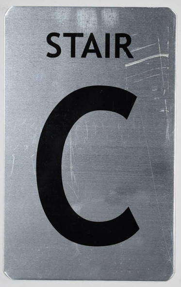 Stair C Sign