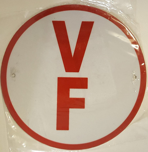 V F Floor Truss Circular Signage