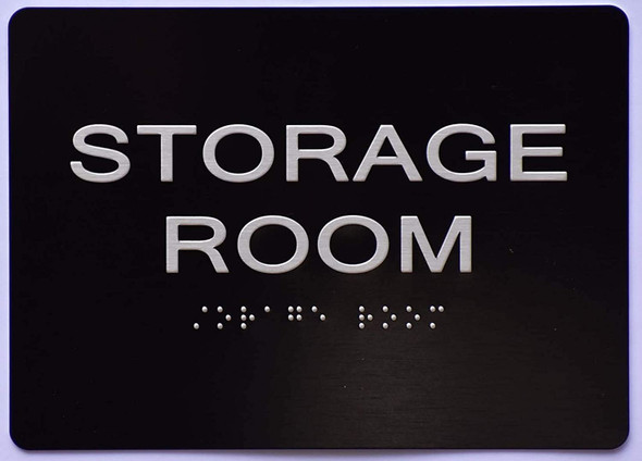 Storage Room Sign -Tactile Signs  The Sensation line  Braille sign