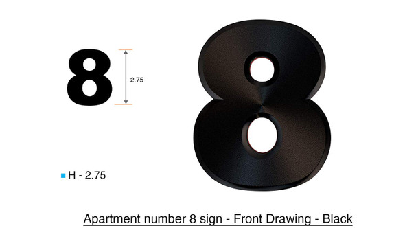 APARTMENT NUMBER Signage