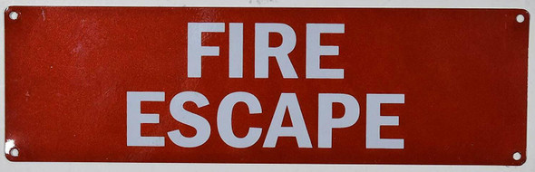 FIRE Escape Signage