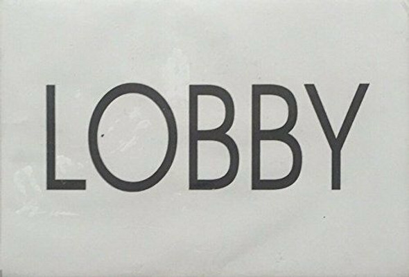SIGN LOBBY  - Delicato line (BRUSHED ALUMINUM)