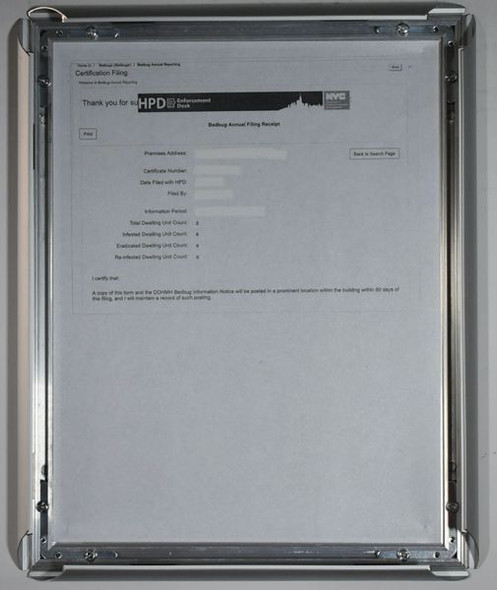 RECEIPT Dob FRAME