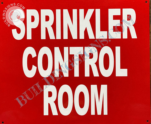 Sprinkler Control Room Signage