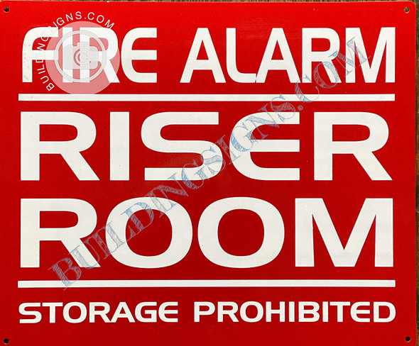 Sign FIR Alarm/Riser Room