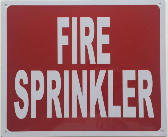 FIRE Sprinkler Sign