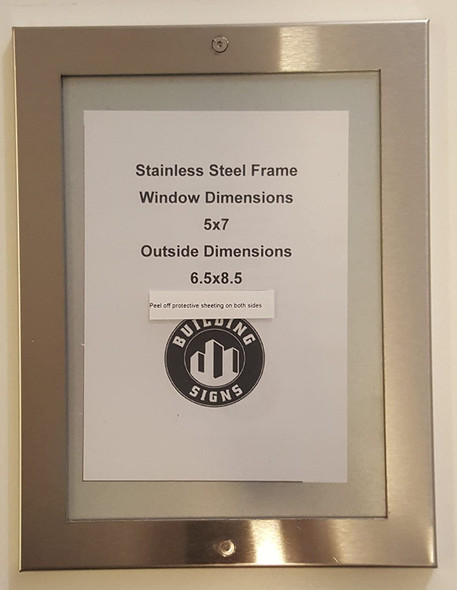 BuildingSignages.com Elevator Certificate Frame