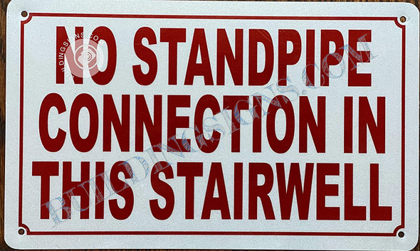 NO Standpipe Connection in This STAIRWELL  Singange