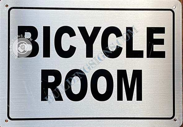 Bicycle Room Sign