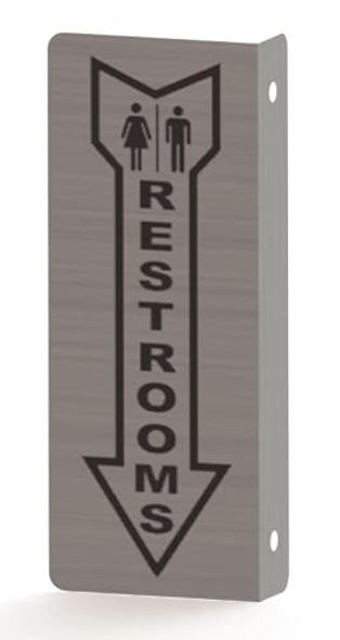 Unisex Restroom Sign Projection Sign- Unisex Restroom Sign Restroom 3D