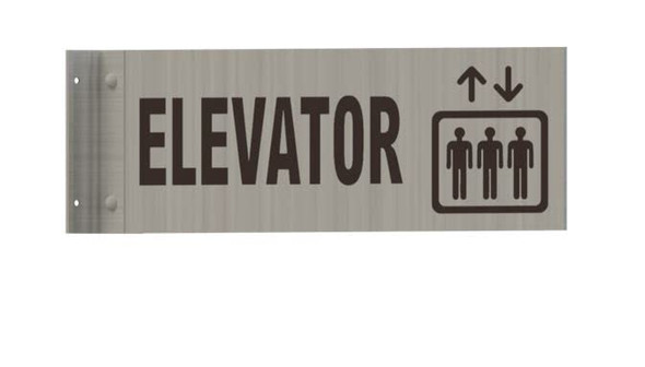 Elevator -Two-Sided/Double Sided Projecting, Corridor and Hallway SIGNAGE