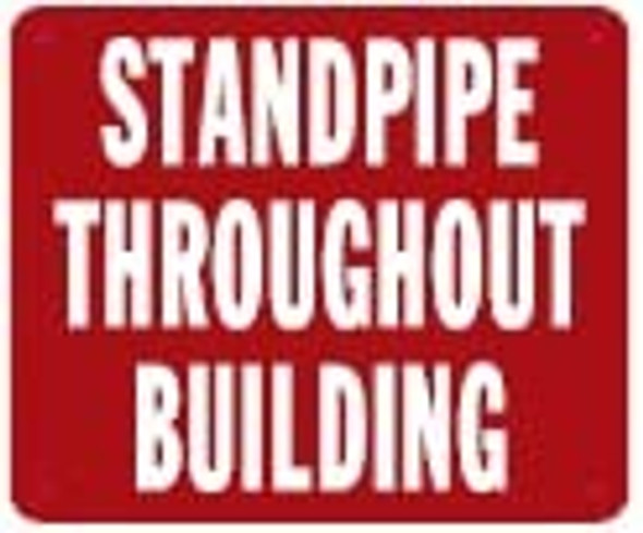Standpipe Throughout Building SIGNAGESIGNAGE