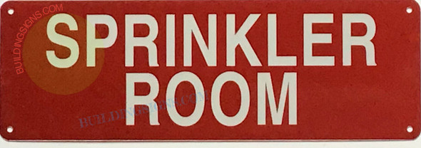 SIGN SPRINKLER ROOM