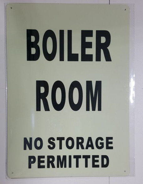 BOILER ROOM SIGN  for Building