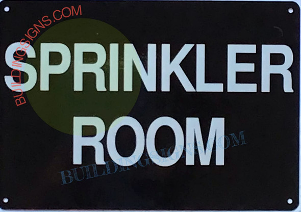 SPRINKLER ROOM Signage