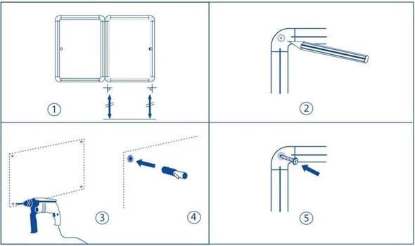 Signage  School/Church Lockable Notice Frame - School/Church Lockable Display Frame