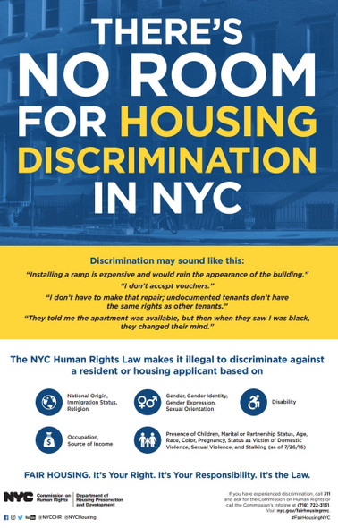 NYS HOUSING AND ANTI-DISCRIMINATION NOTICE