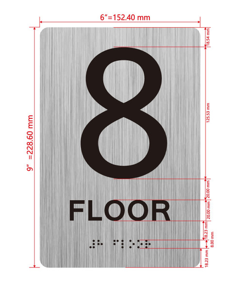FLOOR  8 Sign