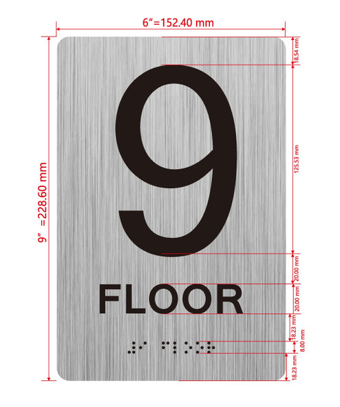 FLOOR  9 Sign