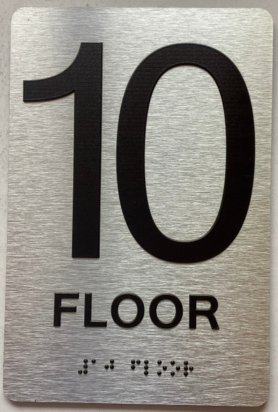 FLOOR  10 Number Sign