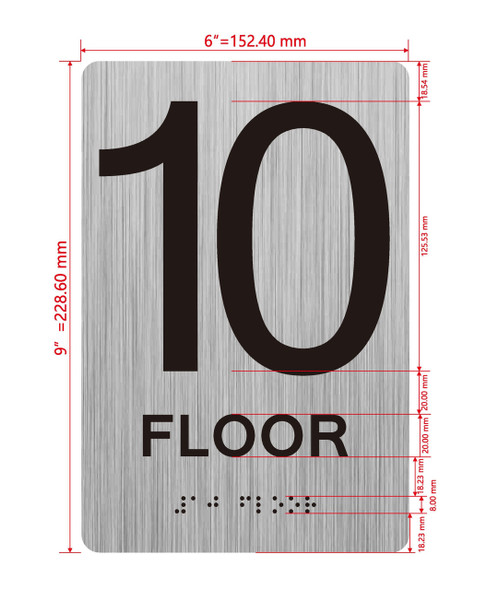 FLOOR  10 Sign
