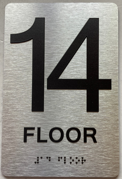 FLOOR  14 Number Sign