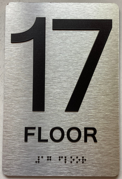 FLOOR  17 Number Sign