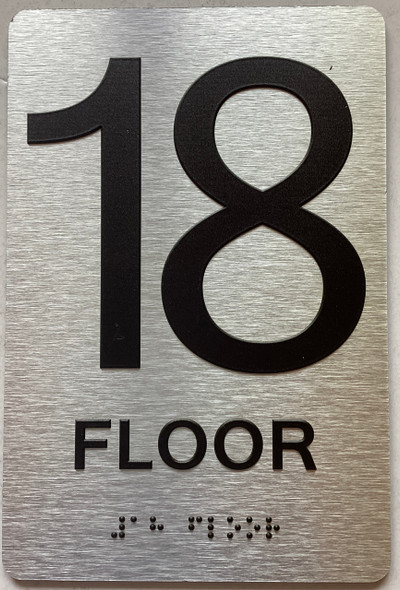 FLOOR  18 Number Sign