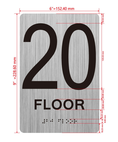 FLOOR  20 Sign