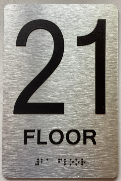 FLOOR  21 Number Sign