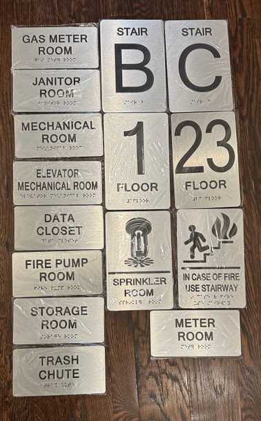 Get a Quote: high-quality signage solutions for new developments and renovated buildings in stock (PDF)