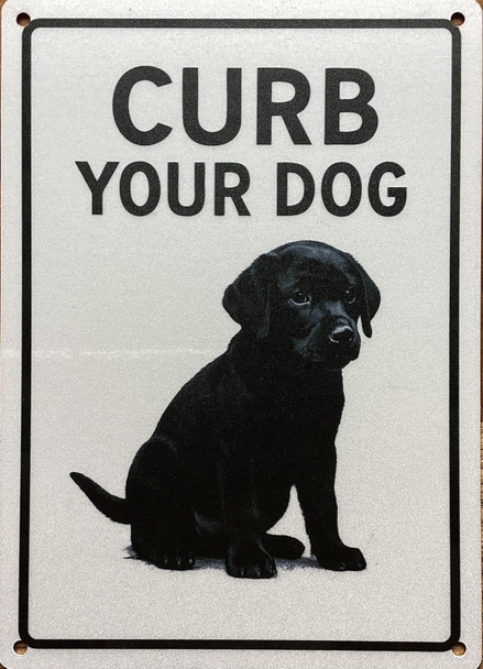CURB YOUR DOG SIGN