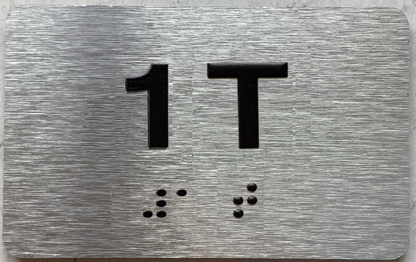 APT# 1T SILVER Sign