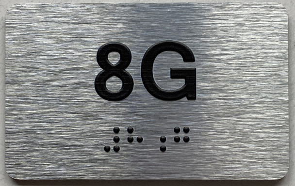 APT# 8G SILVER Sign