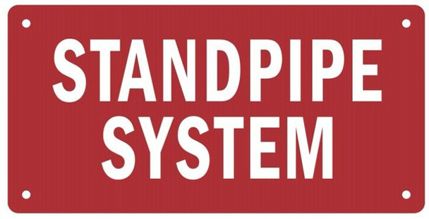 STANDPIPE SYSTEM Sign