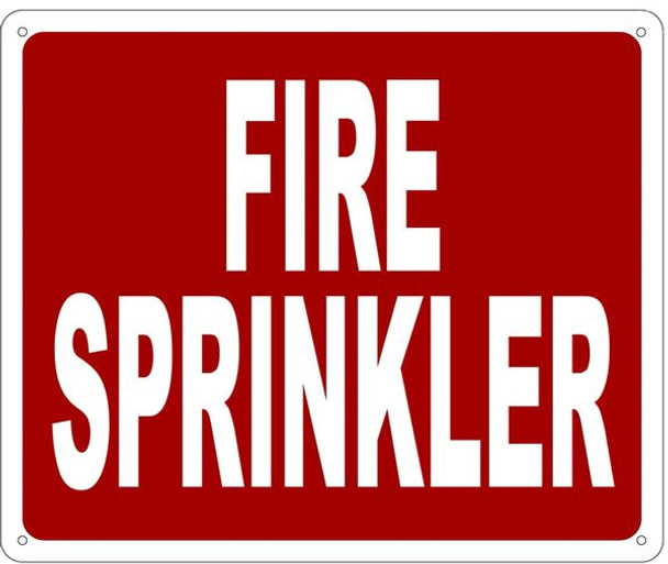 FIRE SPRINKLER SIGN